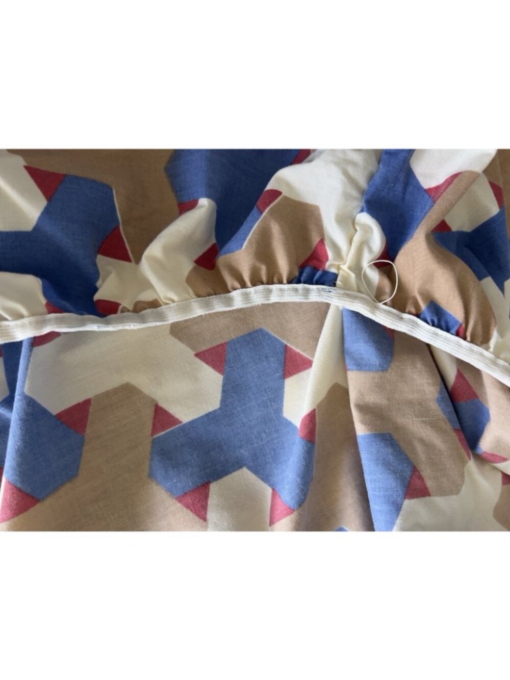 YVES SAINT LAURENT King Fitted Sheet "Connections" USA No-Iron Percale Designer - Picture 11 of 16